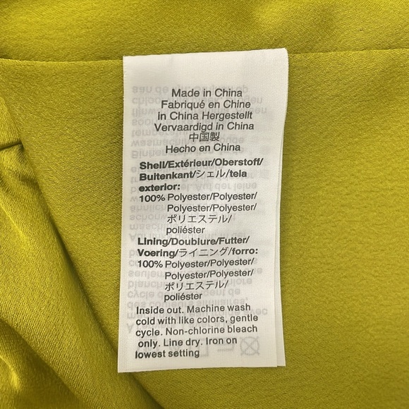 J. Crew Embroidered Jeweled Sleeveless Peplum top in Burnished Chartreuse, XXS - Picture 4 of 6